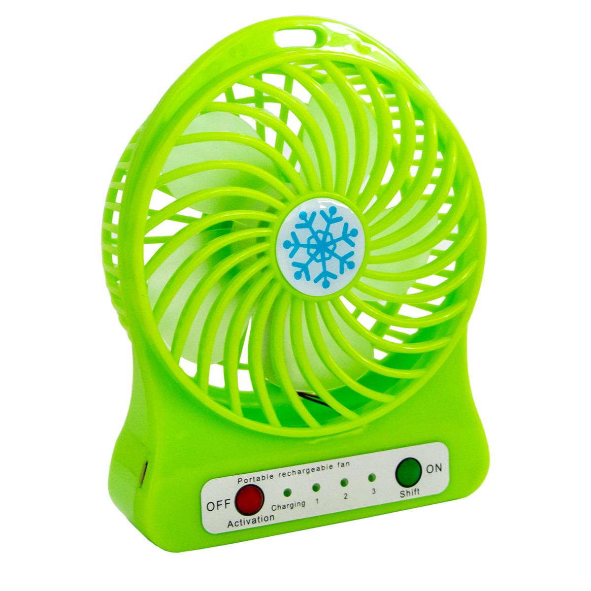 Вентилятор мини Portable Fan Зеленый