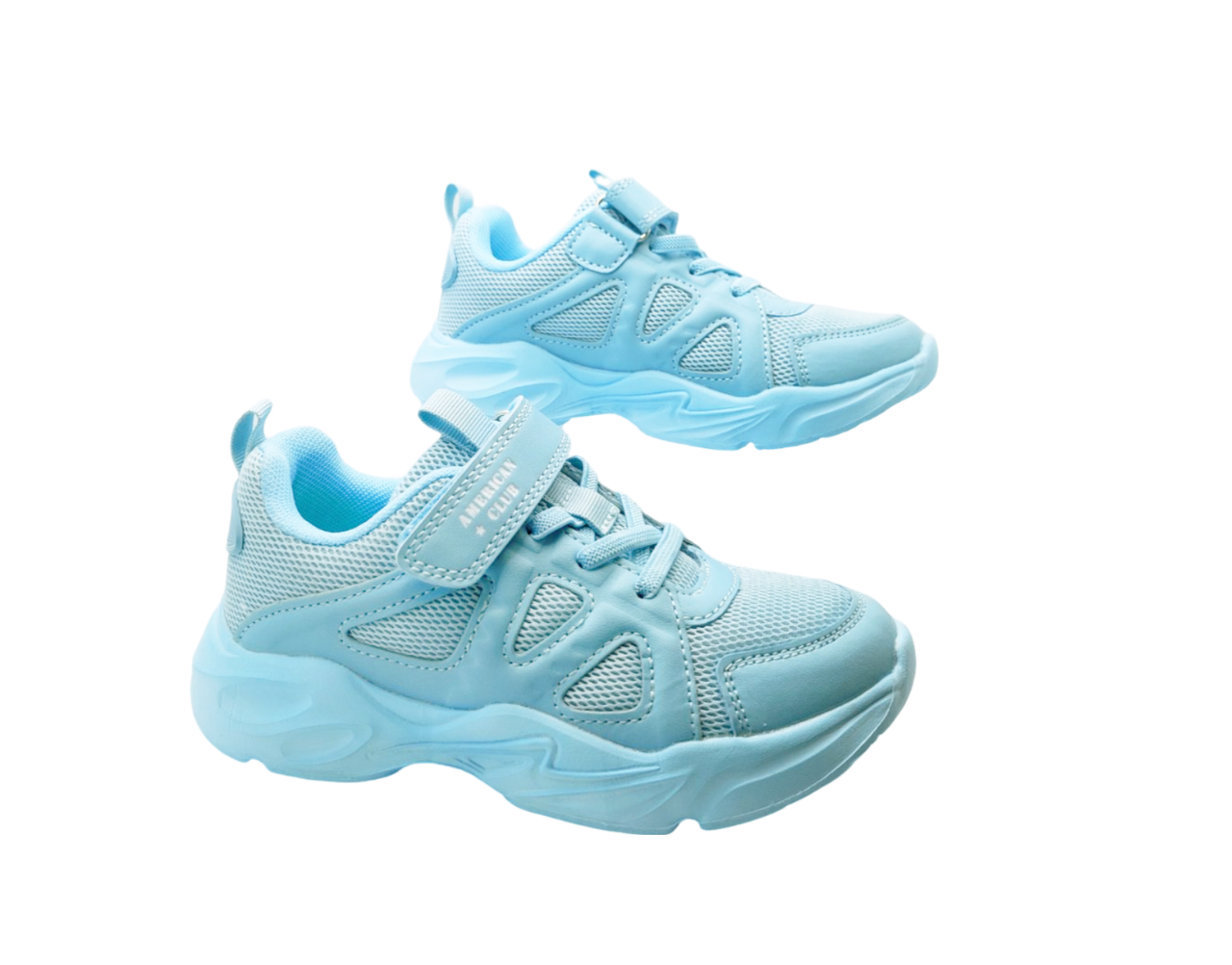 Кросівки для дівчаток American Club 332233/27 р. 27 Блакитний - фото 4 Кросівки для дівчаток American Club 332233/27 р. 27 Блакитний - фото 4