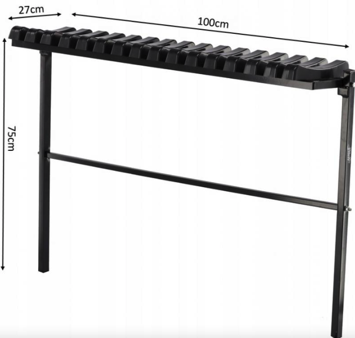 Скамейка складная Chomik TWIST 100 см Черный (17628709) - фото 3 Скамейка складная Chomik TWIST 100 см Черный (17628709) - фото 3