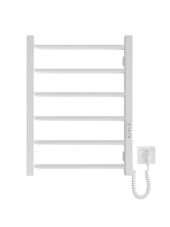 Полотенцесушитель электрический Mario HF Leeds сухой ТЭН с таймер-регулятором 570x430 мм Белый (2759938330) Полотенцесушитель электрический Mario HF Leeds сухой ТЭН с таймер-регулятором 570x430 мм Белый (2759938330)