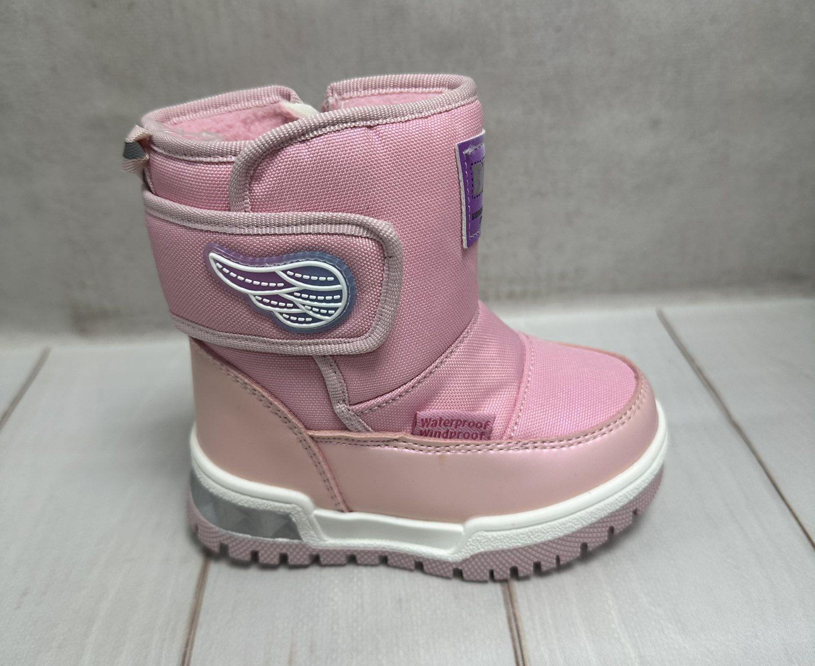 Чоботи для дівчаток TOM.M зимові р. 25/16,5 см Рожевий