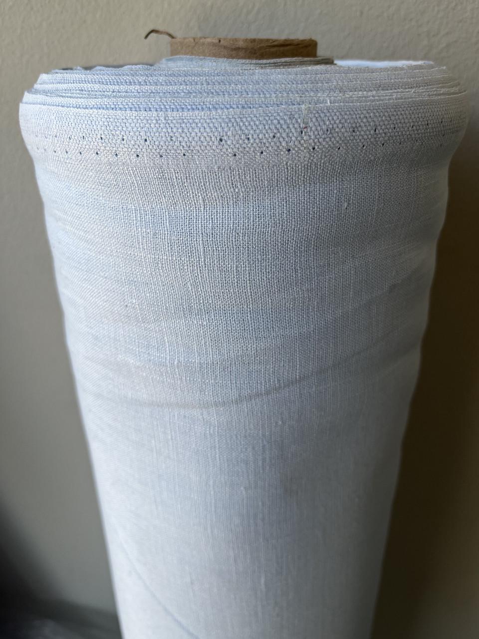 Тканина костюмна LINEN PLUS 100% льон 143 см 552 BLUE Блакитний - фото 3 Тканина костюмна LINEN PLUS 100% льон 143 см 552 BLUE Блакитний - фото 3