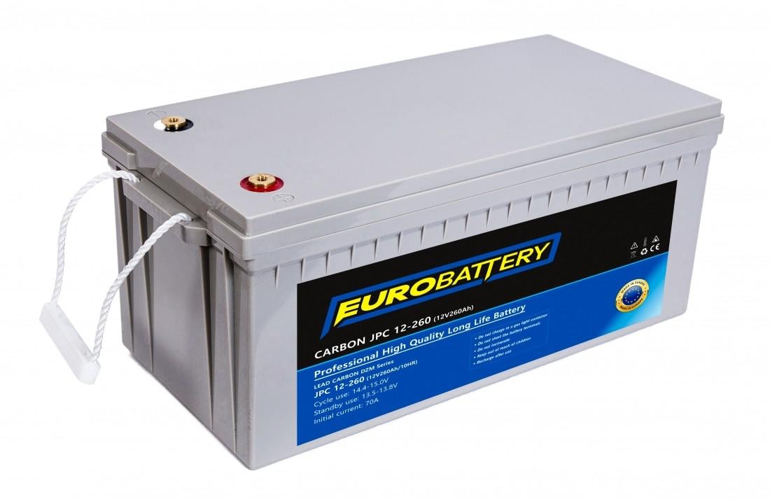 Аккумулятор для ИБП EuroBattery JPC12-260 DZM карбоновый 12V 260 Ач (690)