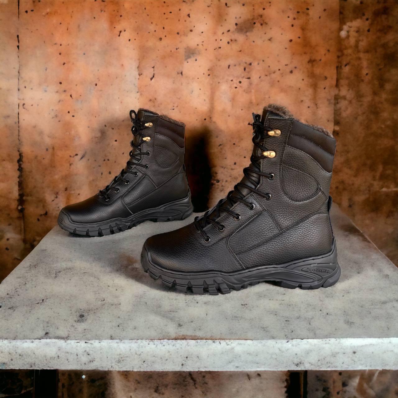 Берці зимові Model 024 на хутрі р. 45 Чорний (1941392401) - фото 7 Берці зимові Model 024 на хутрі р. 45 Чорний (1941392401) - фото 7