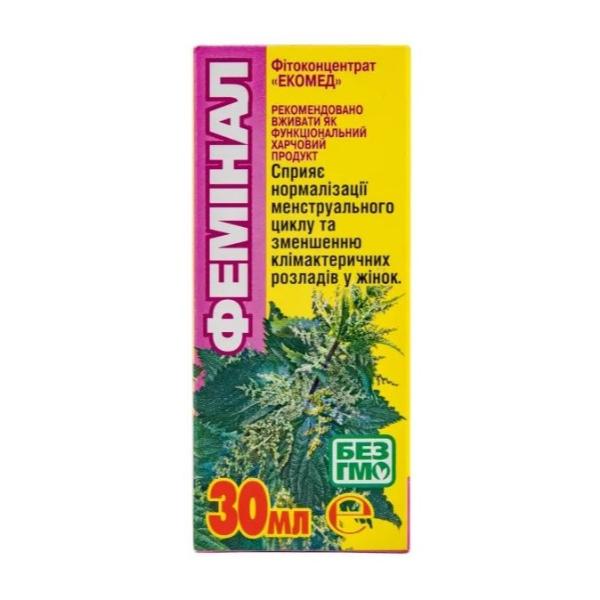 Комплекс для профилактики гормонального баланса Экомед Феминал 30 мл 15 порций (000026967)