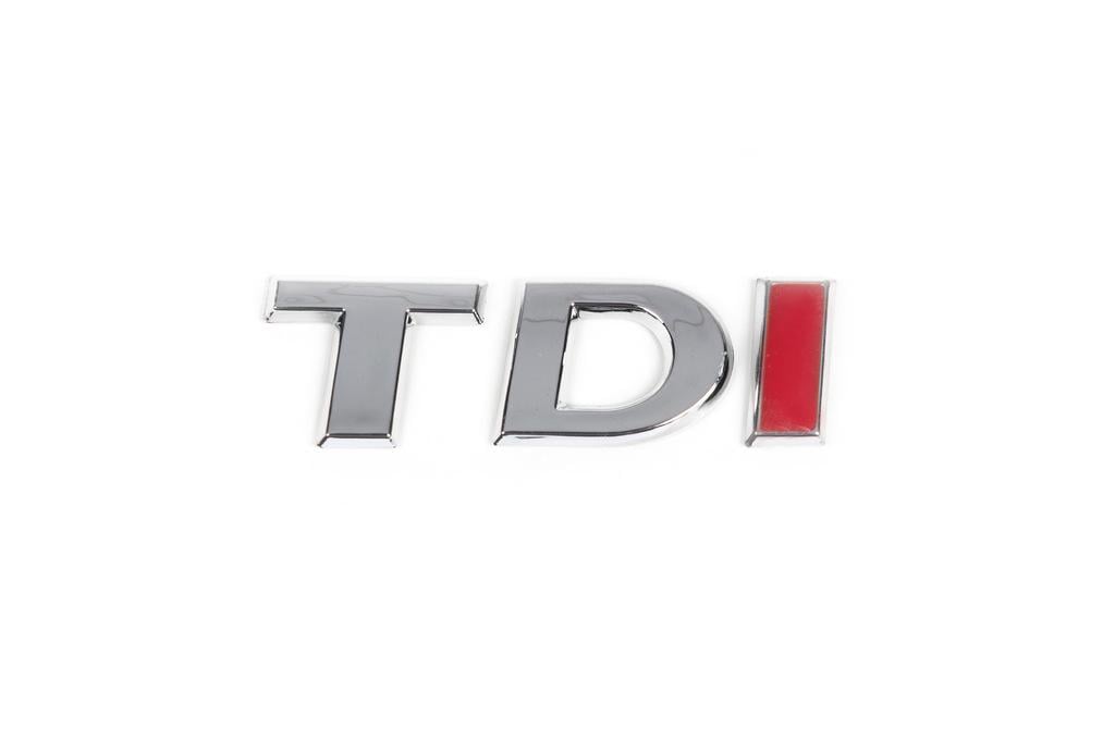 Надпись TDI TD-хром I-красная Davs Auto для Volkswagen Jetta 2011-2018 гг. abs-пластик Хром