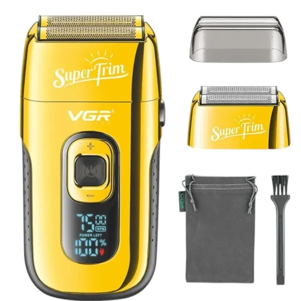 Электробритва-шейвер VGR V-332 аккумуляторная для сухого бритья Золотистый (29889187)