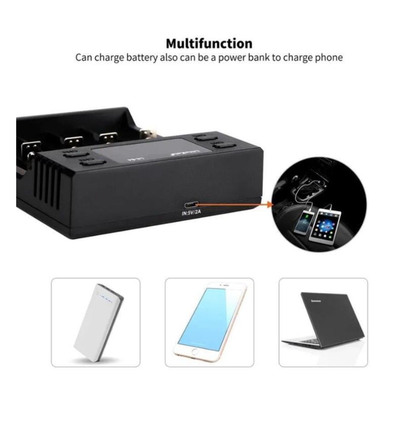 Зарядний пристрій універсальний LiitoKala Lii-S4 - фото 3