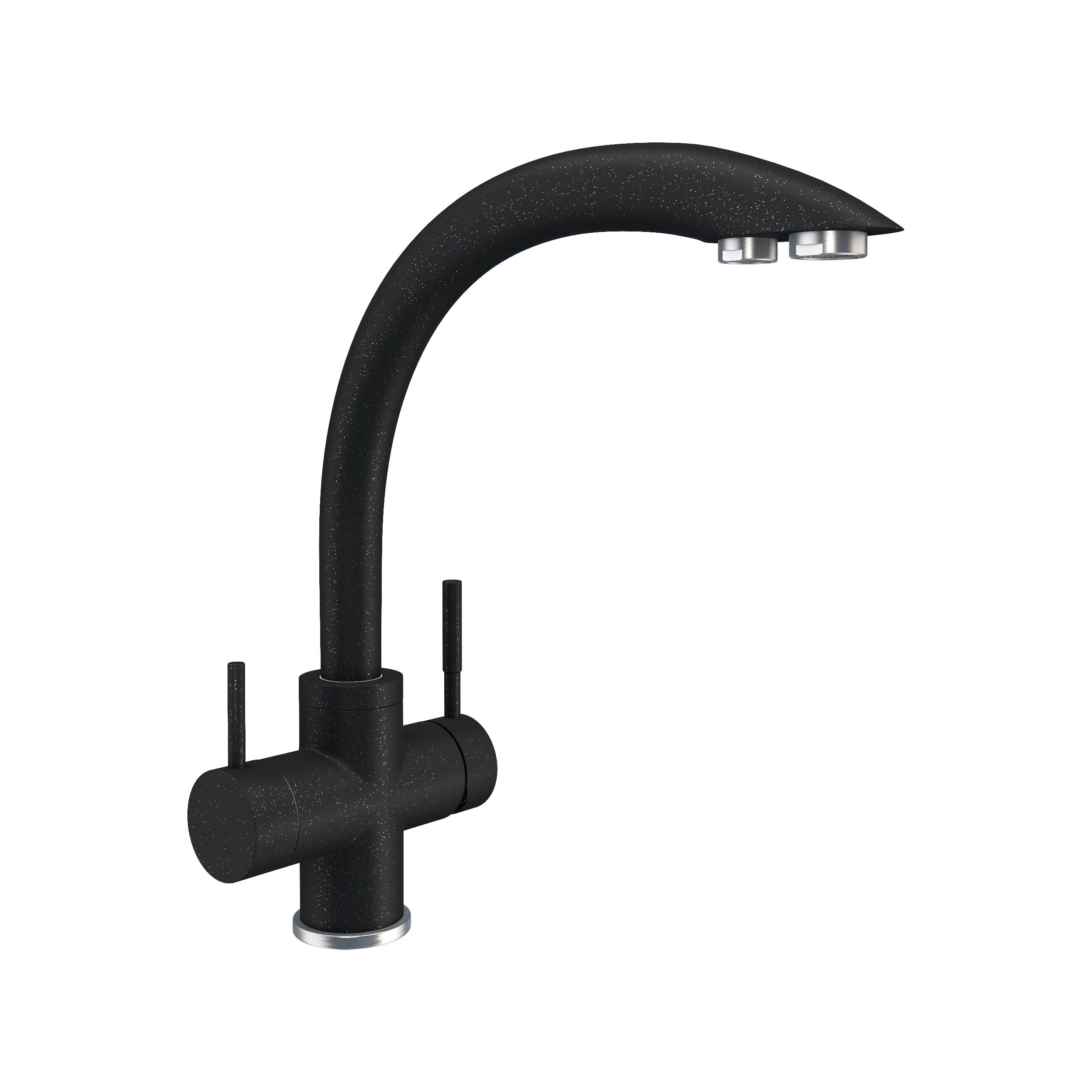 Смеситель Platinum 8203 HDF под фильтр Черный металлик Смеситель Platinum 8203 HDF под фильтр Черный металлик