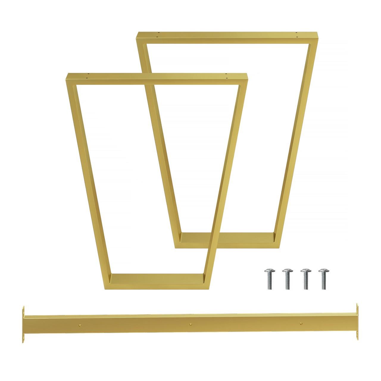 Каркас разборный для стола из металла Terra 1200х500х730 мм Золотой (K1044-50-120)