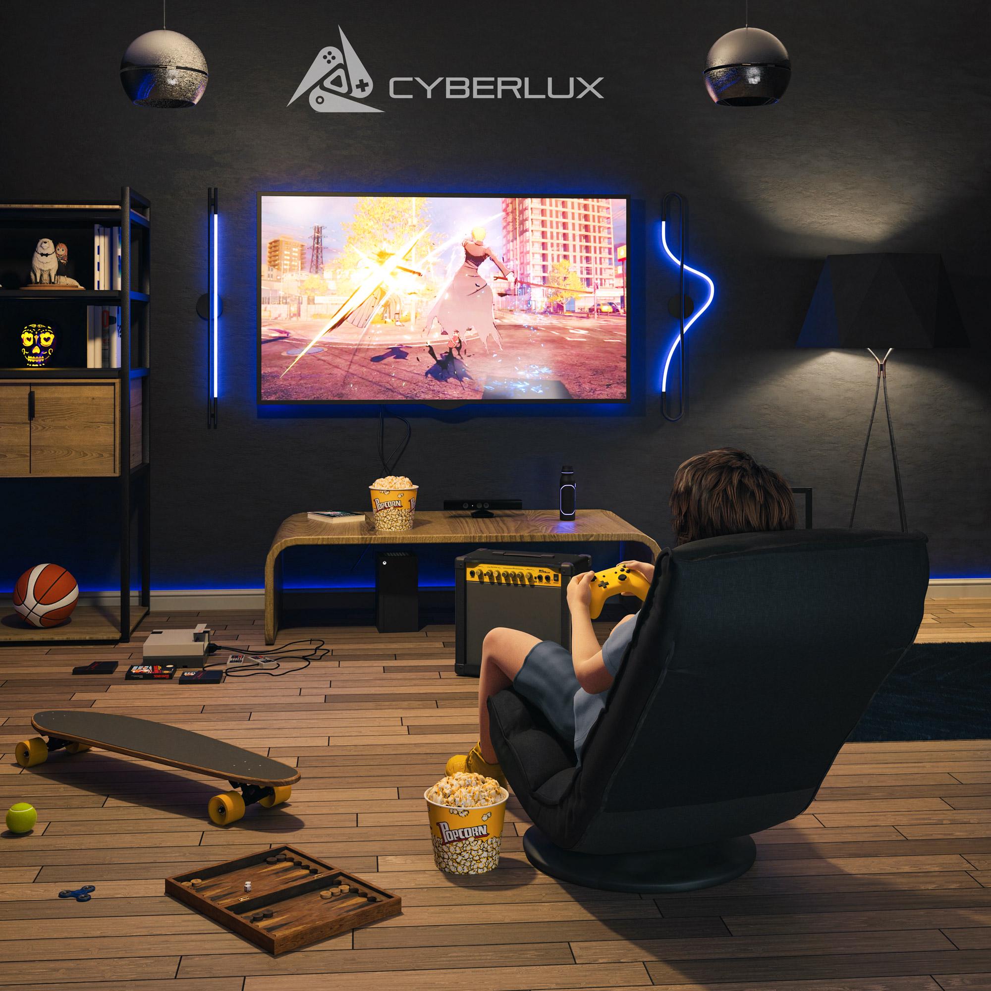 Геймерське крісло Cyberlux Flex Fabric Black (GM-03 B) - фото 7