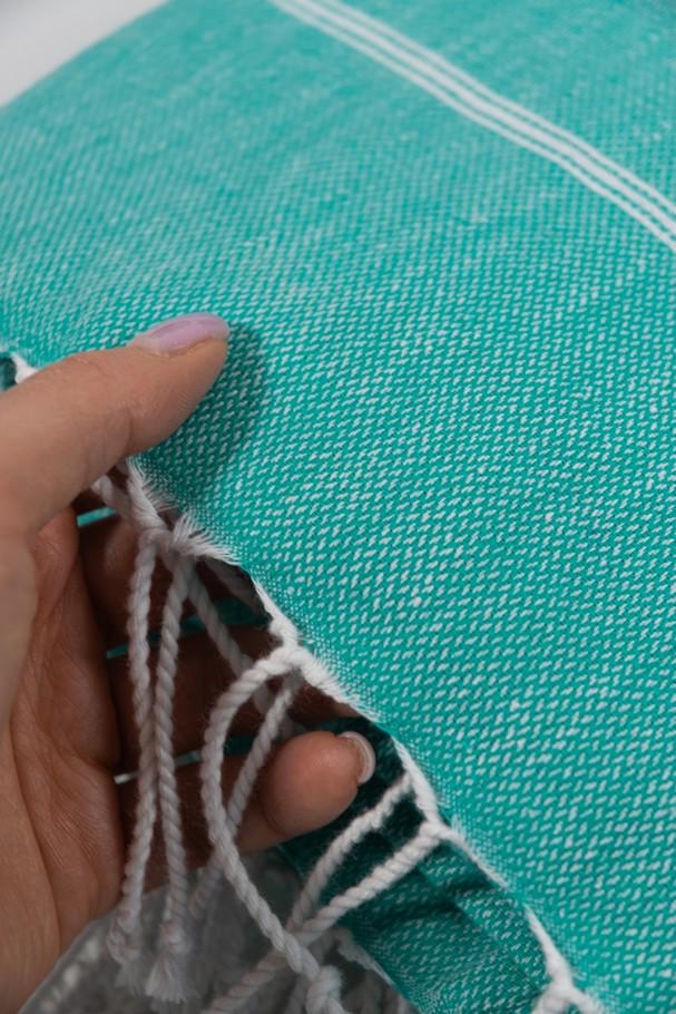 Полотенце Peshtemal Beach Pool Spa 100х180 см Изумрудный (17712652) - фото 9