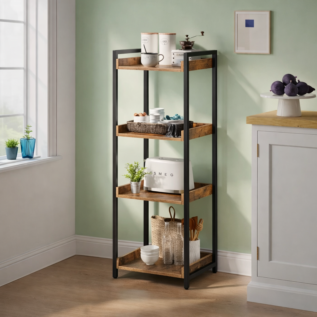 Стеллаж Etagere 21 4 полки Дуб Аппалачи (ST145)