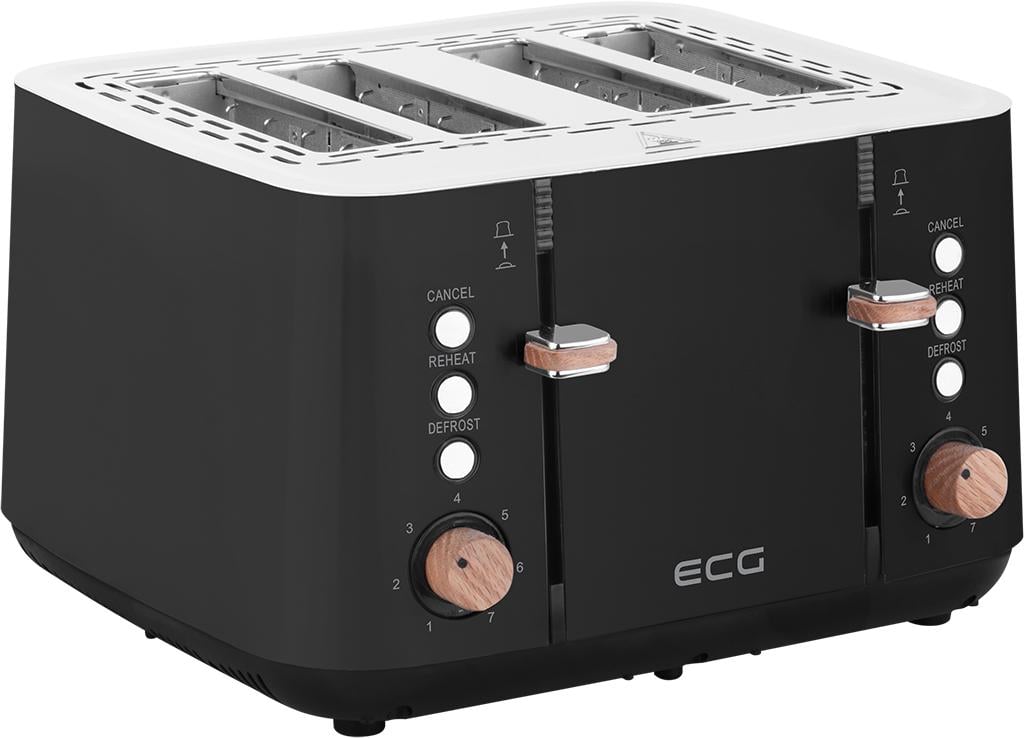 Тостер ECG ST 4768 Timber Black