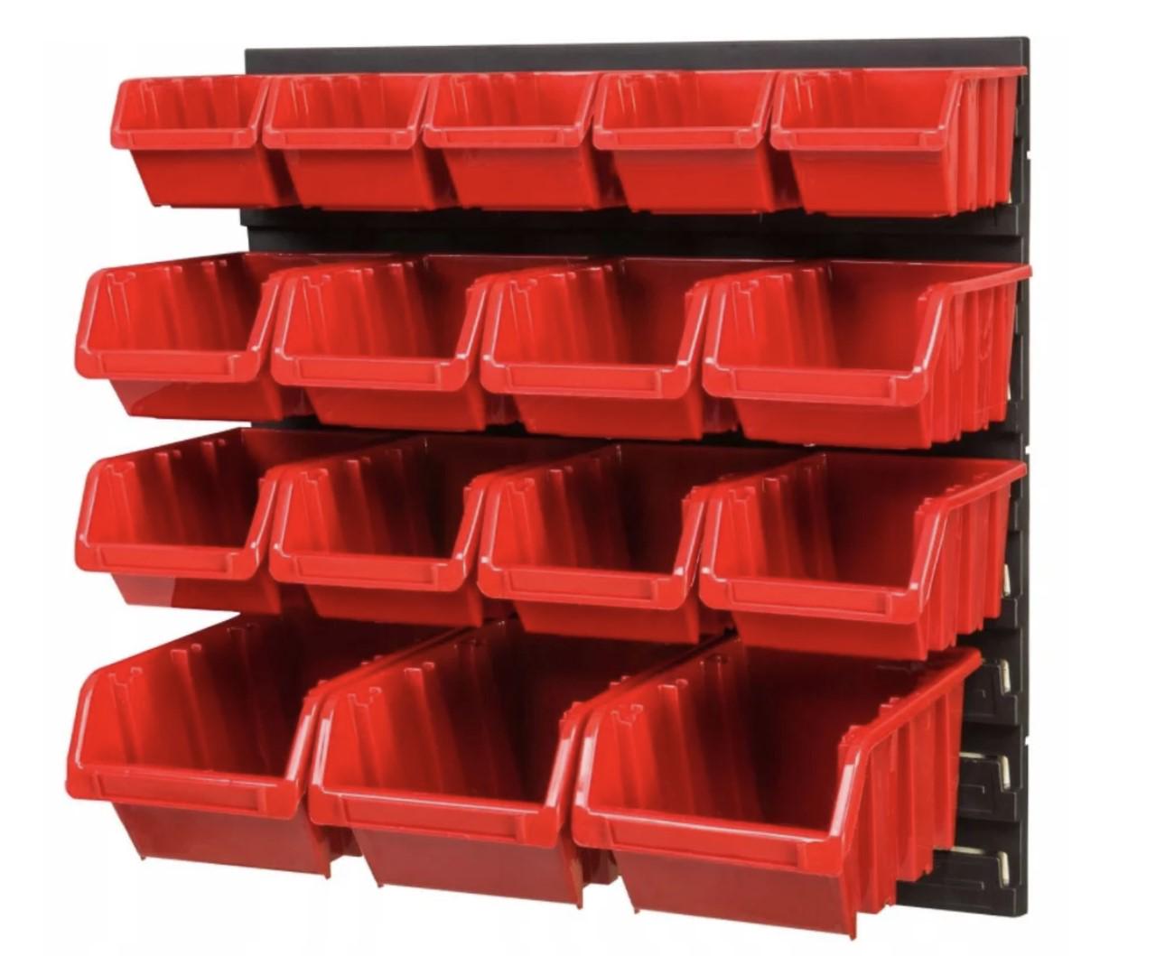 Панель перфорированная Kistenberg 39х39 + 16 контейнеров (127)