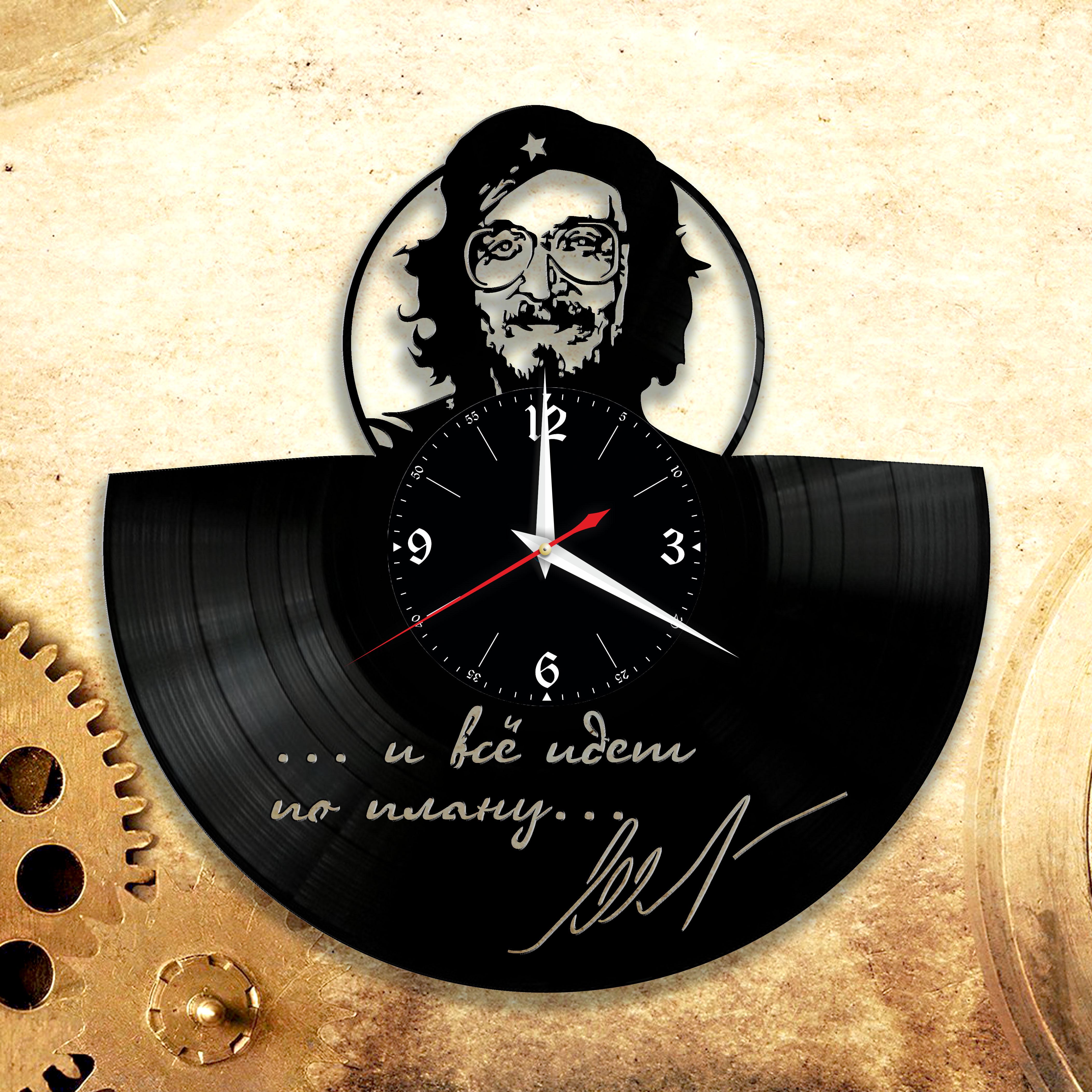 Годинник настінний Єгор Лєтов 3268 з вінилової платівки