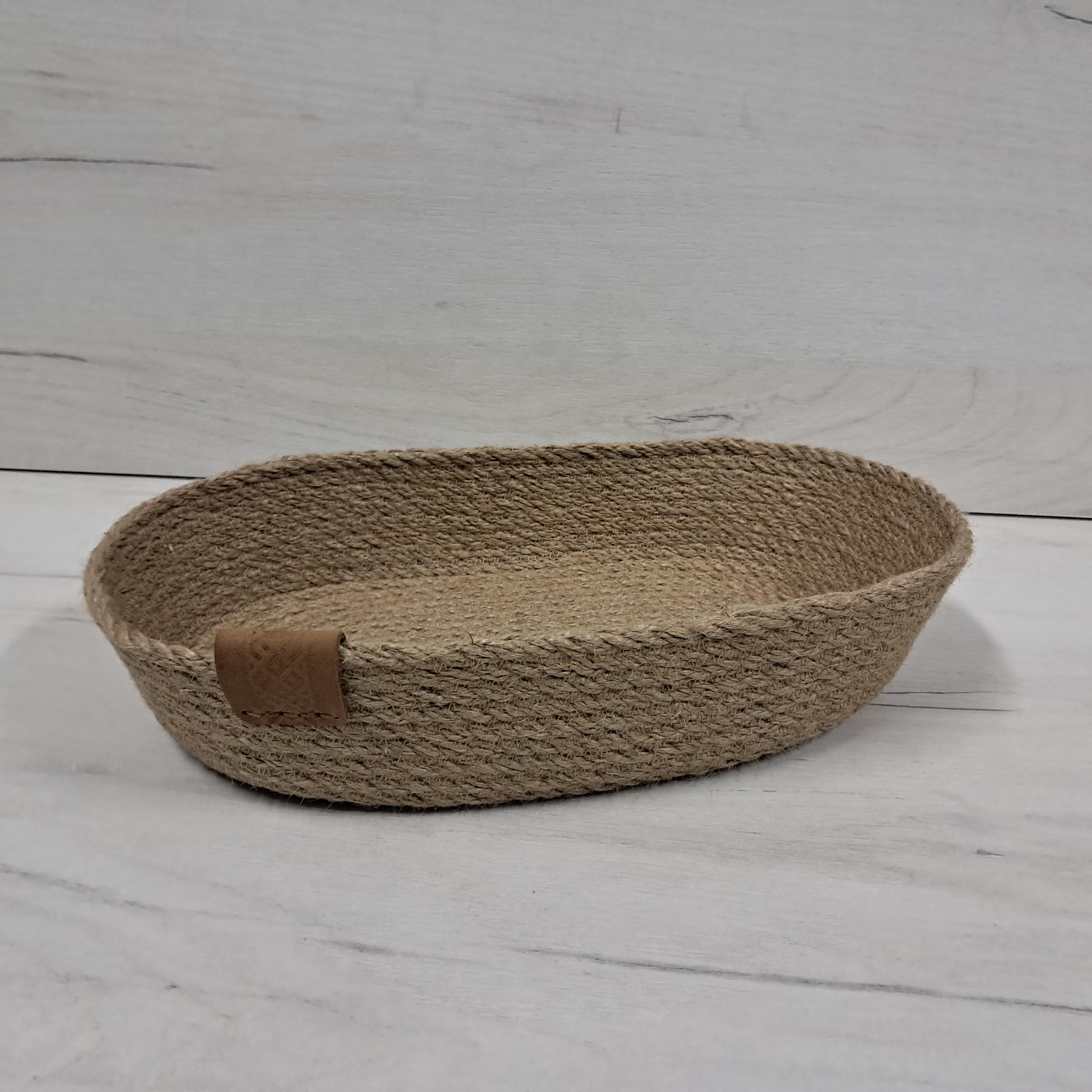 Корзина для хлеба из джута большой
