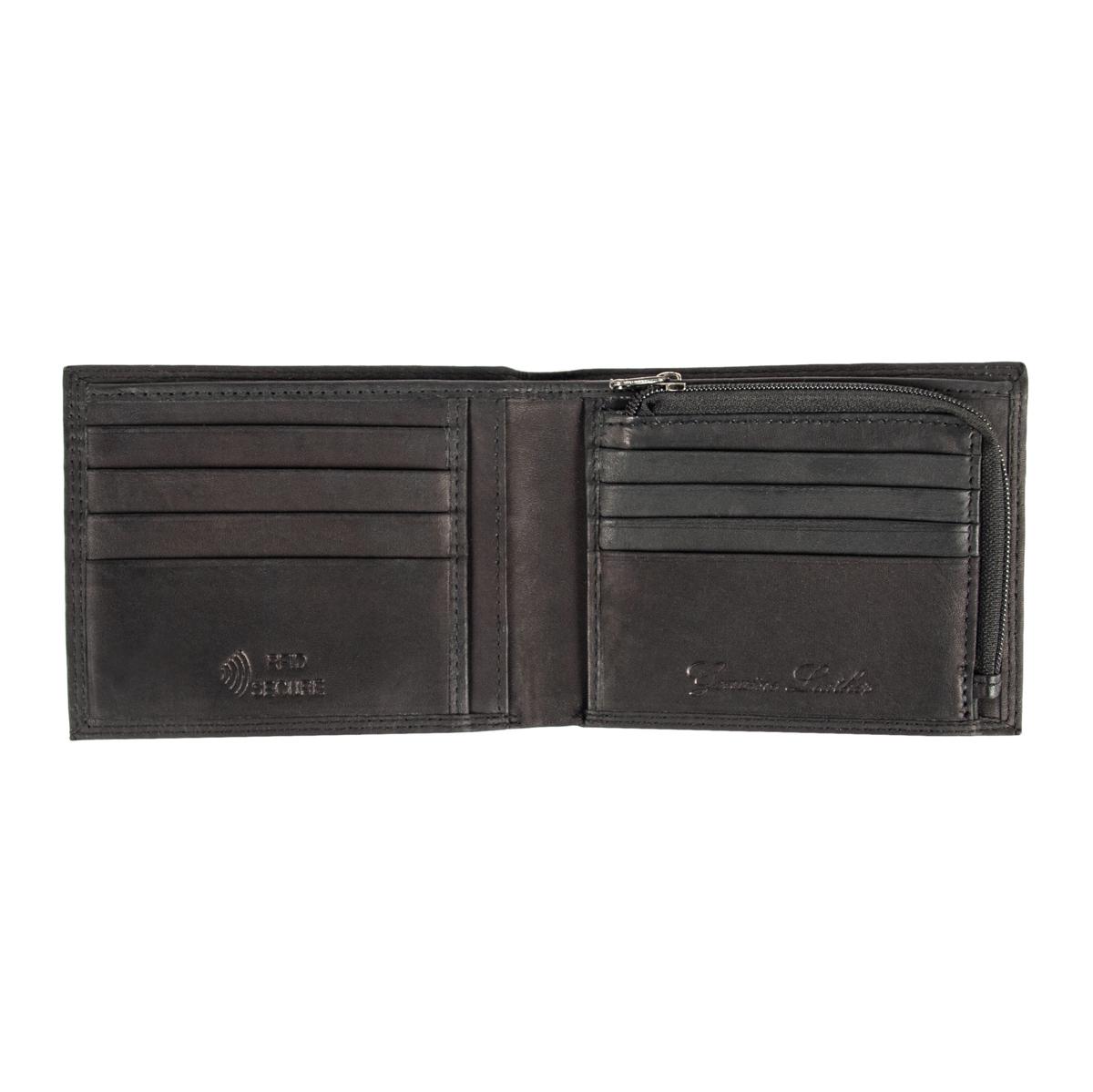 Кошелек кожаный мужской Ridgeback JBNC39MN Black (JBNC39MN BLK) - фото 3