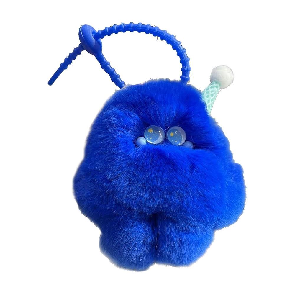 Плюшевый брелок-игрушка в машину на ключе Синий (NR0257_3)