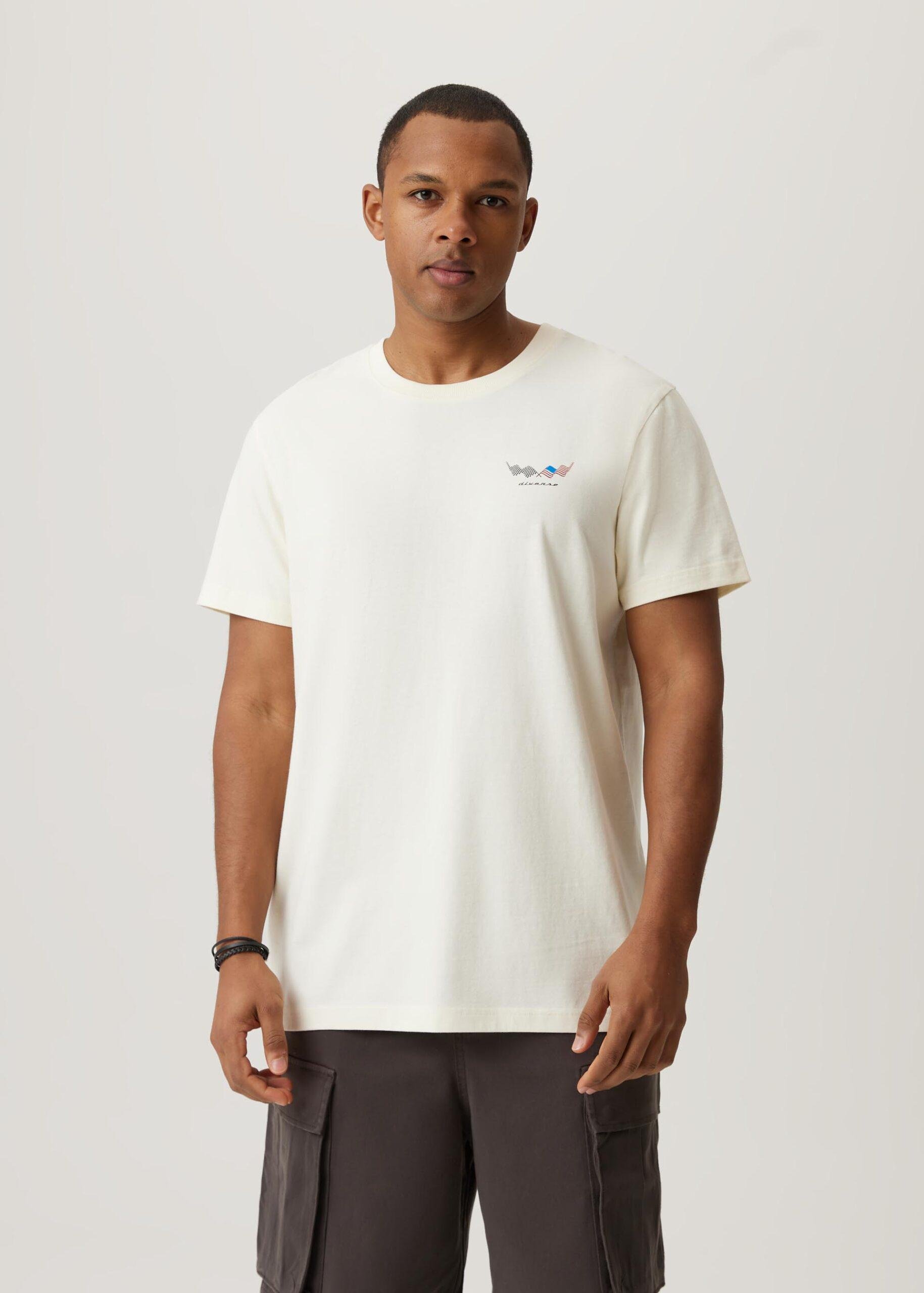 Футболка мужская Diverse V CAR 01 2XL Молочный (5905384141804)