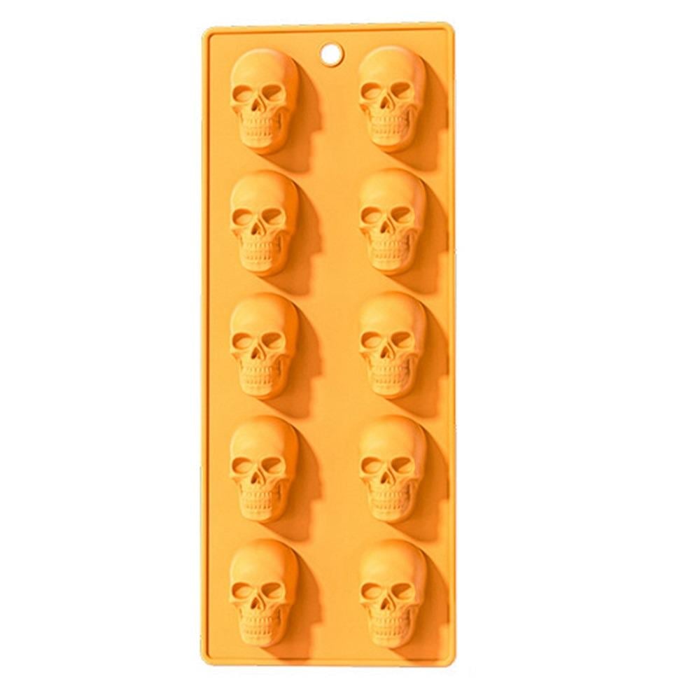 Форма силіконова для цукерок Halloween 10 шт. 23х9х2 см (MH-5262)