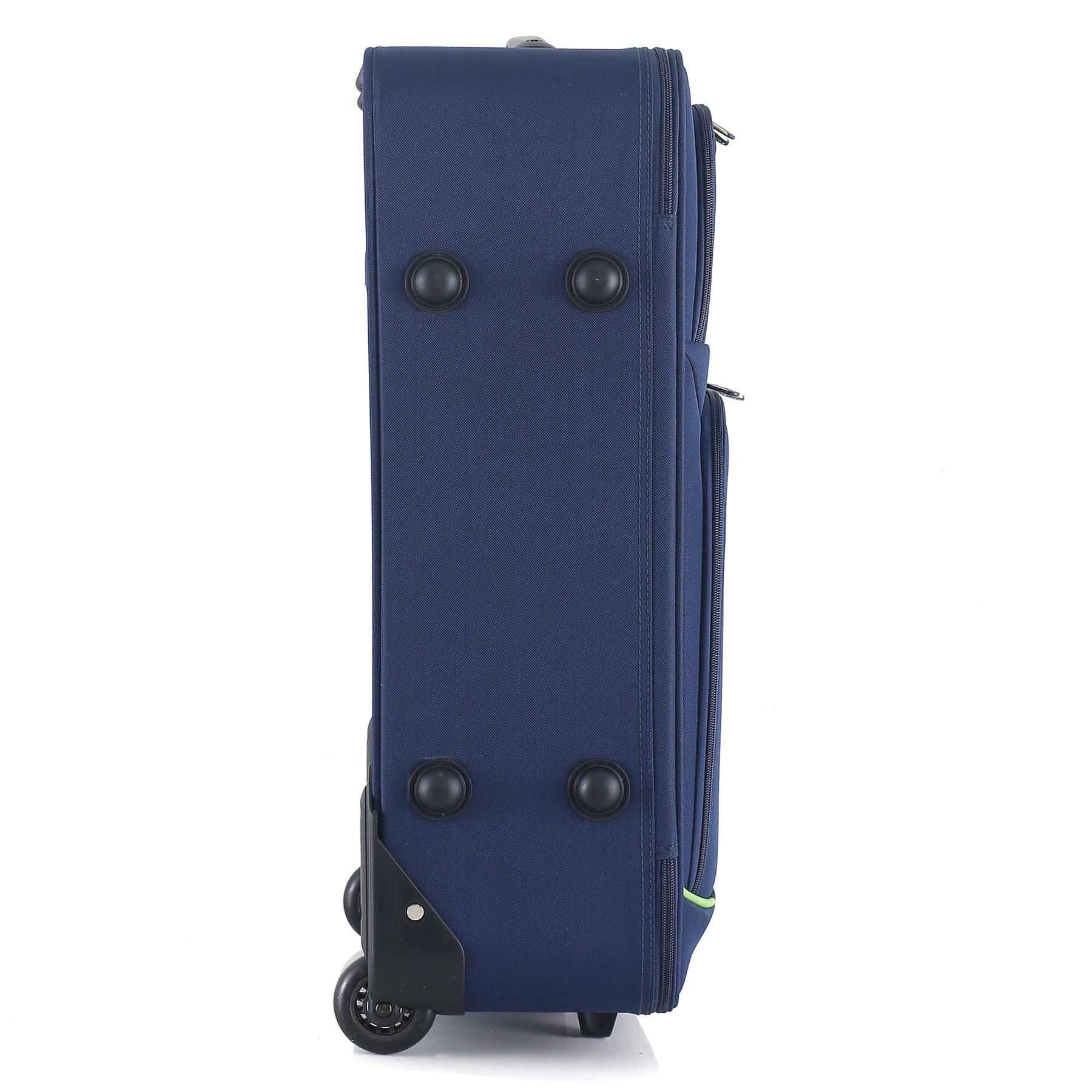 Чемодан SEMI LINE 24" M Blue/Green Lines (T5755-2) - фото 5