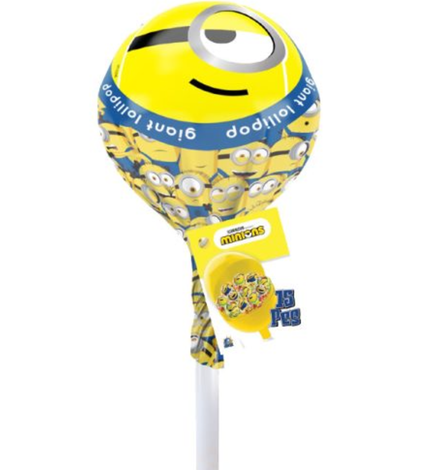 Набір льодяників Fruit Giant Lollipop Minions 15 шт. 120 г (2436112923)