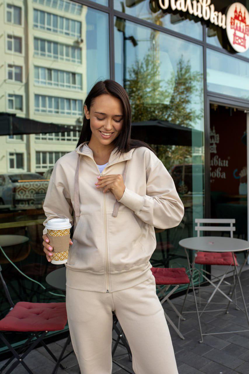 Худи женское на замке 2-нитка М99.2 M Таш (375-1-61)