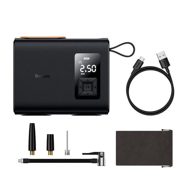 Компресор автомобільний акумуляторний BASEUS Tire Inflator Pump Portable Car CG-007 6000 mAh 250 W (2266948374)