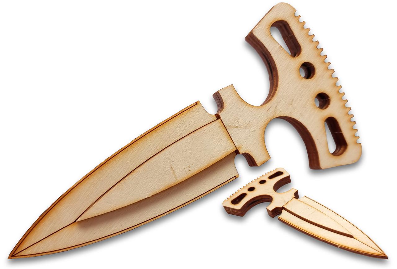 Набор для творчества №35 Standoff 2 FANG/M9/Dual Daggers из 3-х ножей и фанеры (21818408) - фото 5 Набор для творчества №35 Standoff 2 FANG/M9/Dual Daggers из 3-х ножей и фанеры (21818408) - фото 5