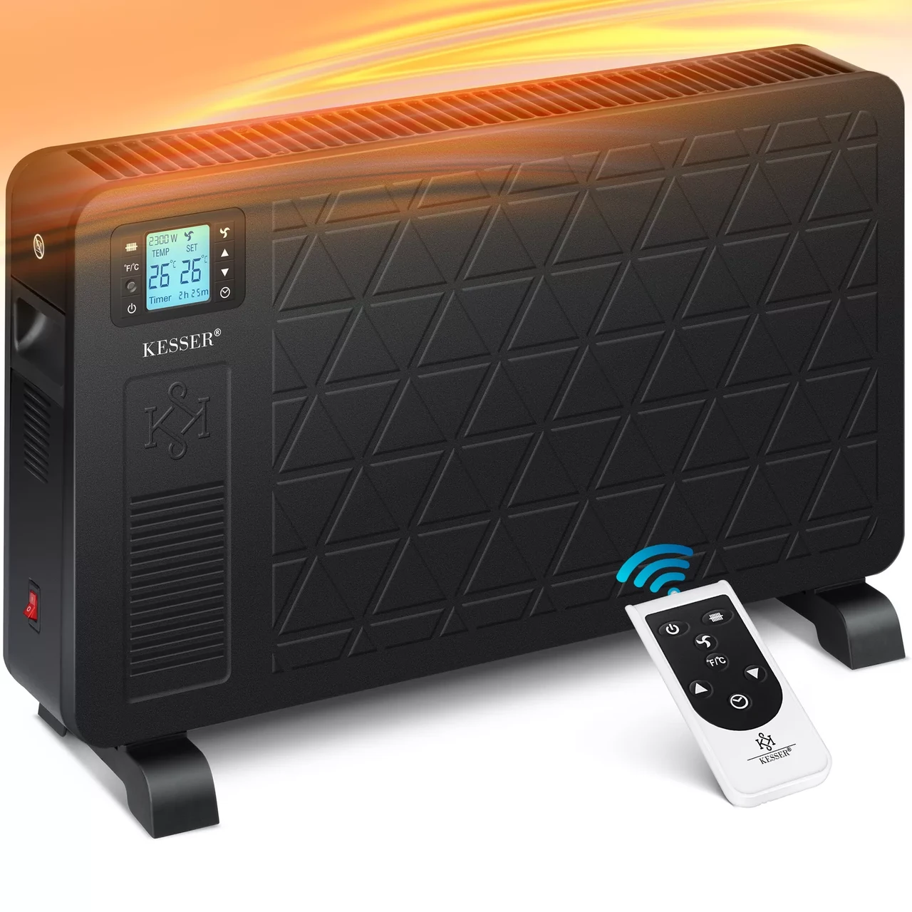 Обогреватель KESSER 2300 Вт 30 м2 37°C (KE-17792sc) - фото 2 Обогреватель KESSER 2300 Вт 30 м2 37°C (KE-17792sc) - фото 2