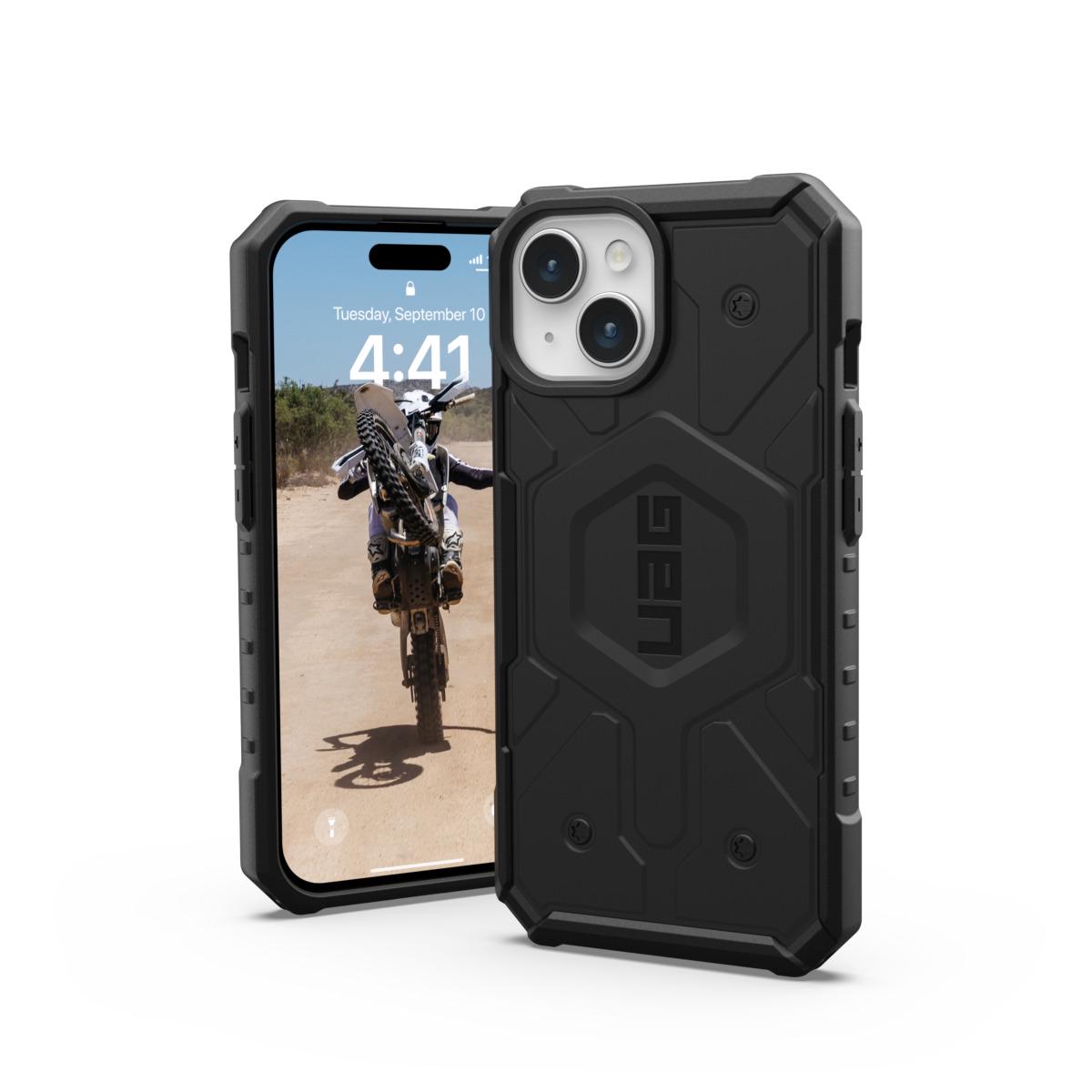 Чохол накладка для телефону UAG Pathfinder Magsafe Apple iPhone 15 Black - фото 1