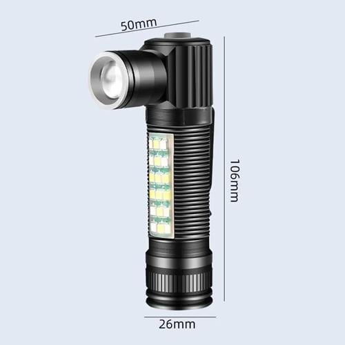 Ліхтар ручний SY-2209-Р50-18SMD Black (592591) - фото 2