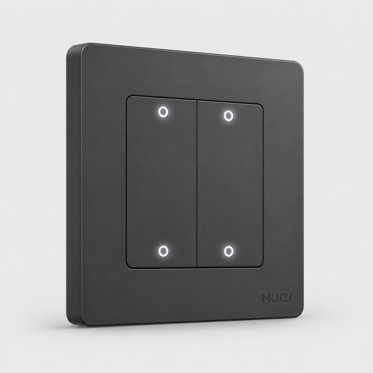 Выключатель беспроводной сценарный Moes Star Ring ZigBee 4 клавиши Серый (WH00920)