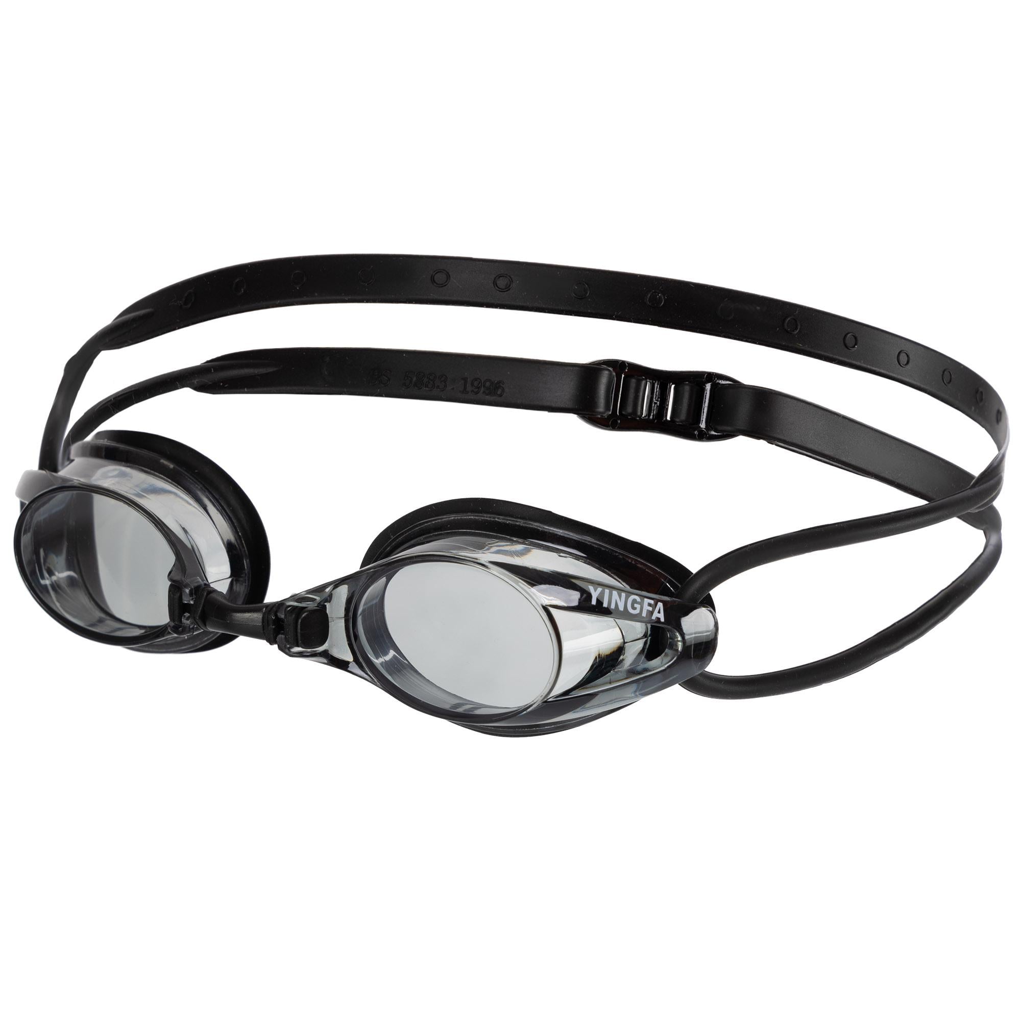 Очки для плавания стартовые YINGFA Y185AF Черный (Y185AF_Черный)