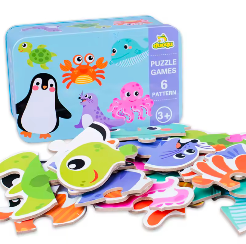 Пазли Морські мешканці 6 візерунків (21) Пазли Морські мешканці 6 візерунків (21)