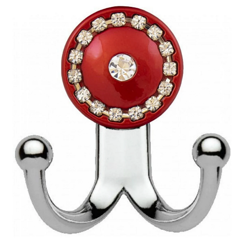 Крючок OZKM Tasli Boncuk Aski 147 Хром\Глянецевый красный