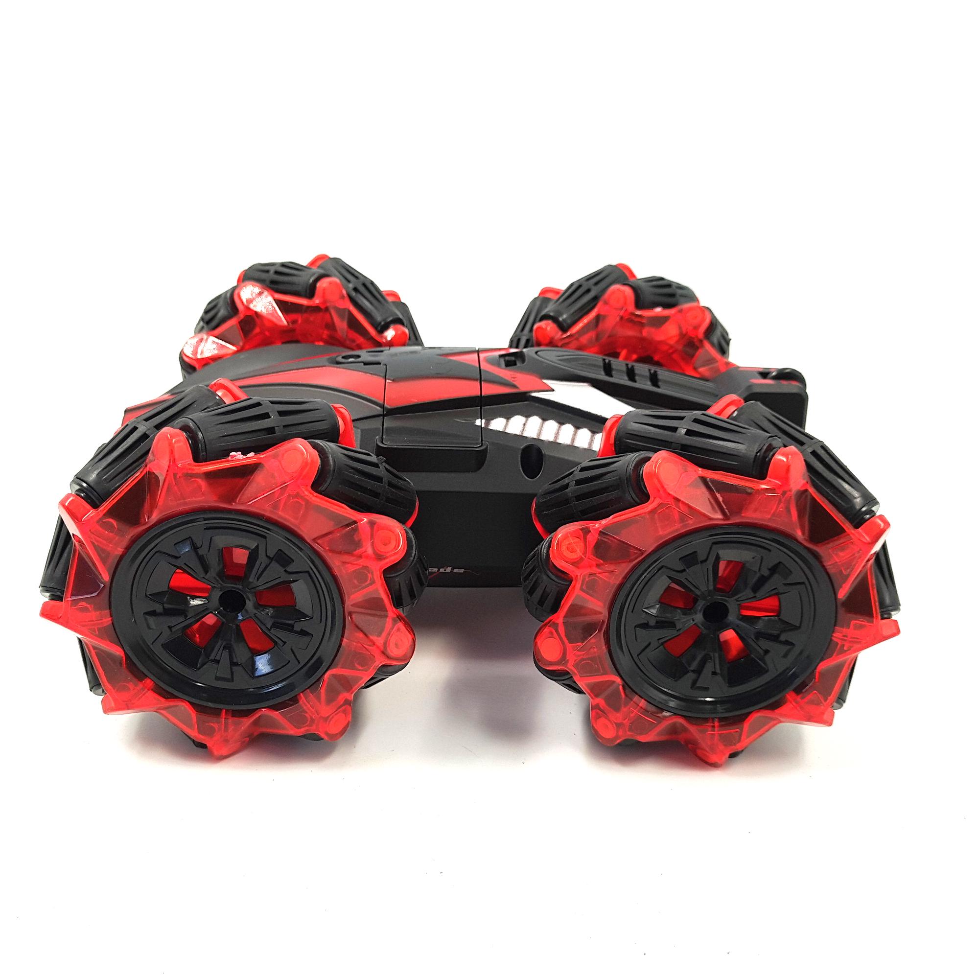 Машинка перевертыш Stunt Elf трюковая с пультом управления/парогенератором/подсветкой 3,7 V 18 см Красный (117062k) - фото 4 Машинка перевертыш Stunt Elf трюковая с пультом управления/парогенератором/подсветкой 3,7 V 18 см Красный (117062k) - фото 4