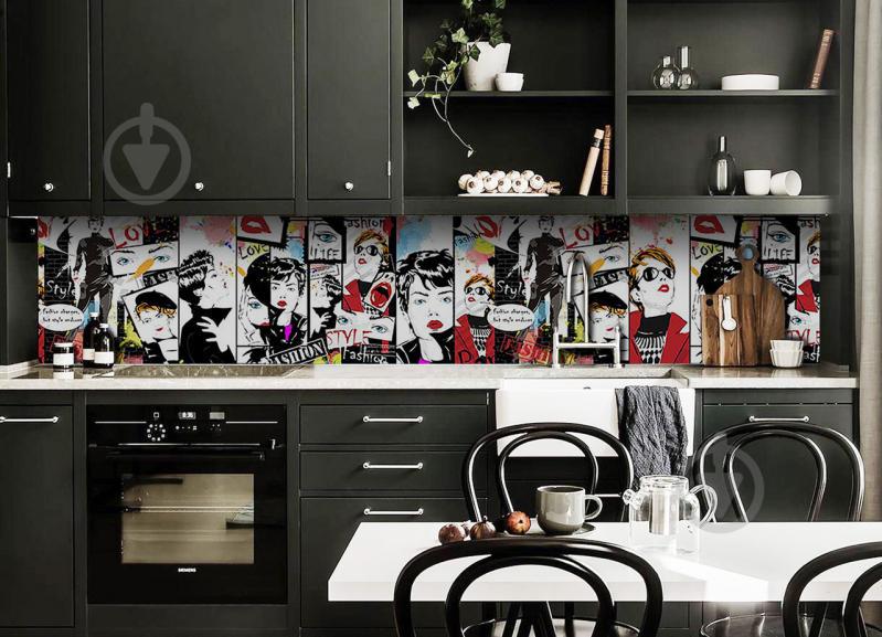 Наклейки кухонный фартук Zatarga " Fashion" 650х2500 мм (Z180313/1)