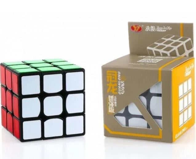 Головоломка Кубик рубік 3х3 YJ GuanLong V3 3x3 з наклейками