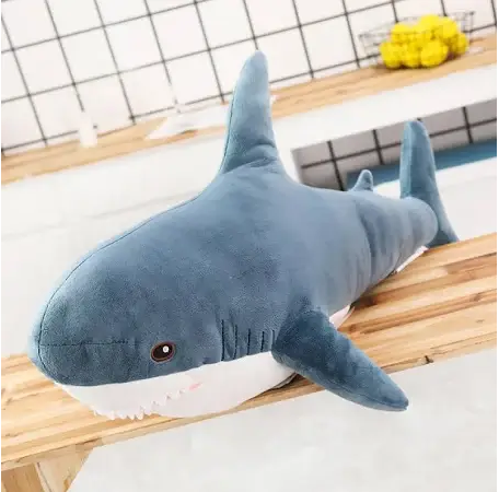 Мягкая игрушка подушка-обнимашка Shark doll Акула плюшевая 60 см (10137) - фото 6