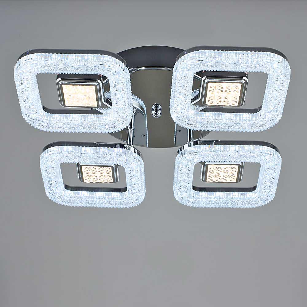 Люстра світлодіодна стельова Led Light House SRS-19266/4 CH 44 W Хром Люстра світлодіодна стельова Led Light House SRS-19266/4 CH 44 W Хром