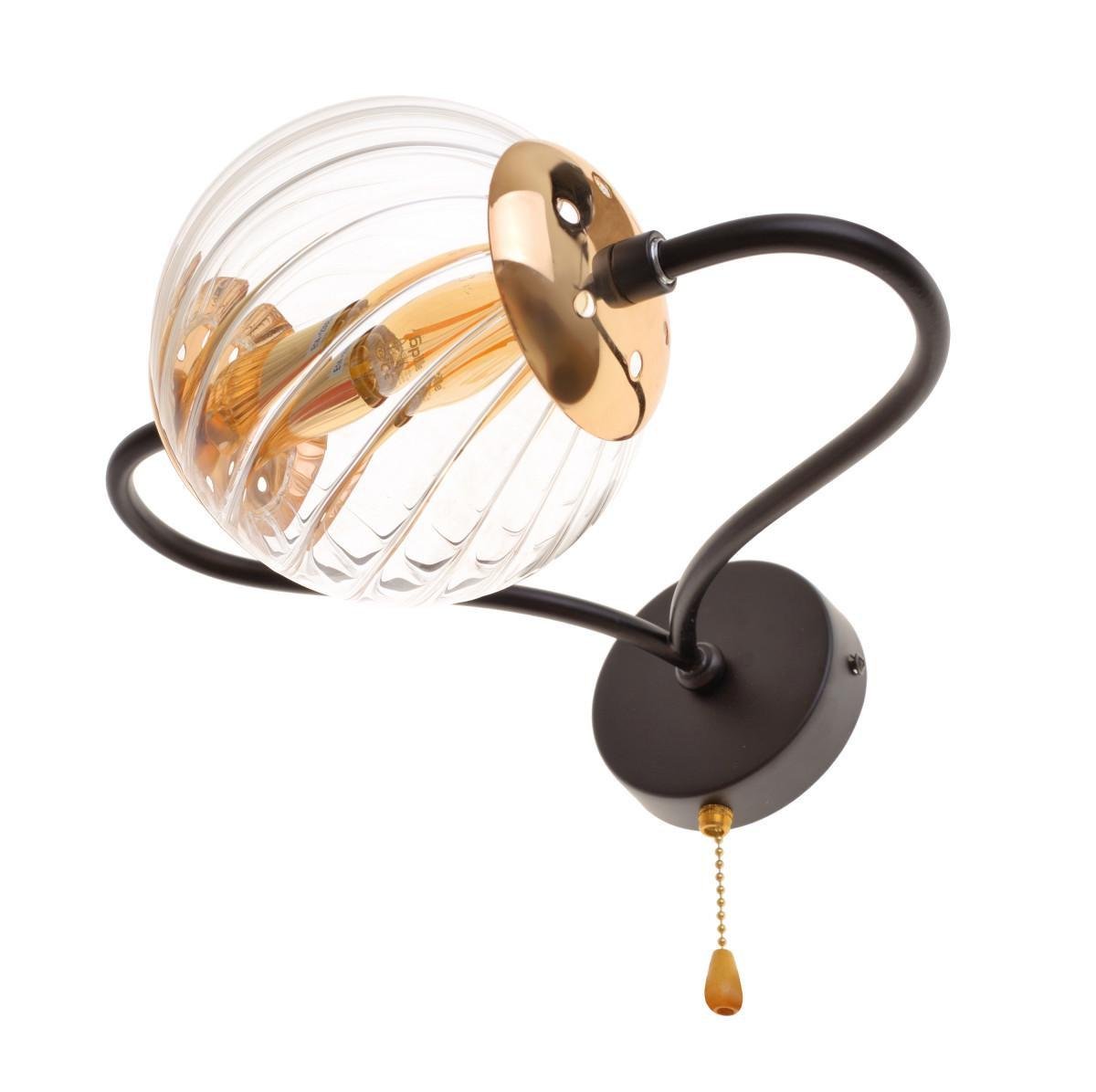 Бра Brille BL-801W/1 E14 BK FG