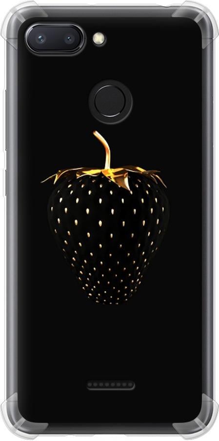 Чехол на Xiaomi Redmi 6 Черная клубника (3585sp-1521-42517)