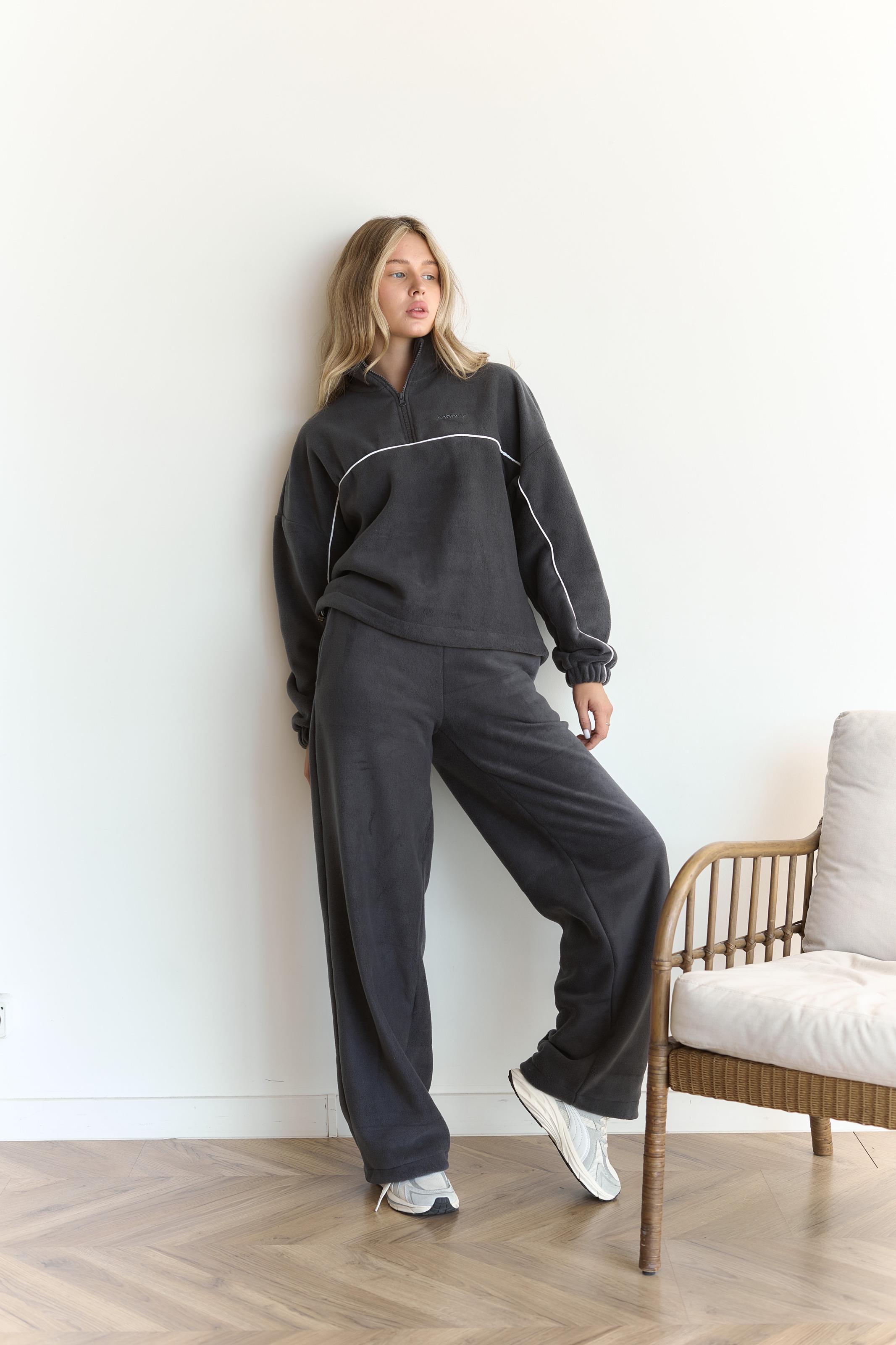 Костюм флісовий FLOW L/XL Графіт (10105LXL) - фото 2 Костюм флісовий FLOW L/XL Графіт (10105LXL) - фото 2