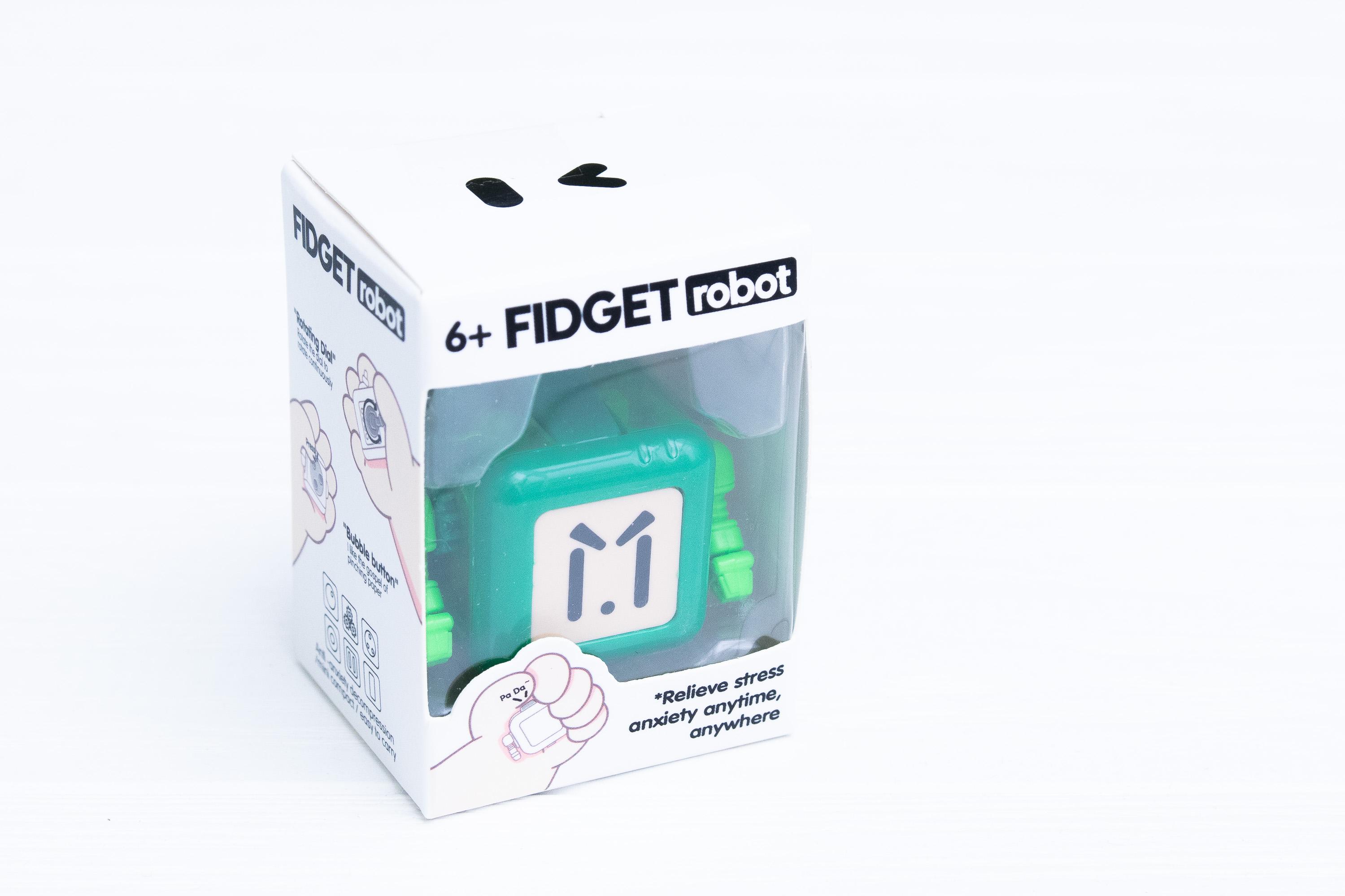 Антистресс кубик Robot Зеленый (23281206) - фото 4 Антистресс кубик Robot Зеленый (23281206) - фото 4