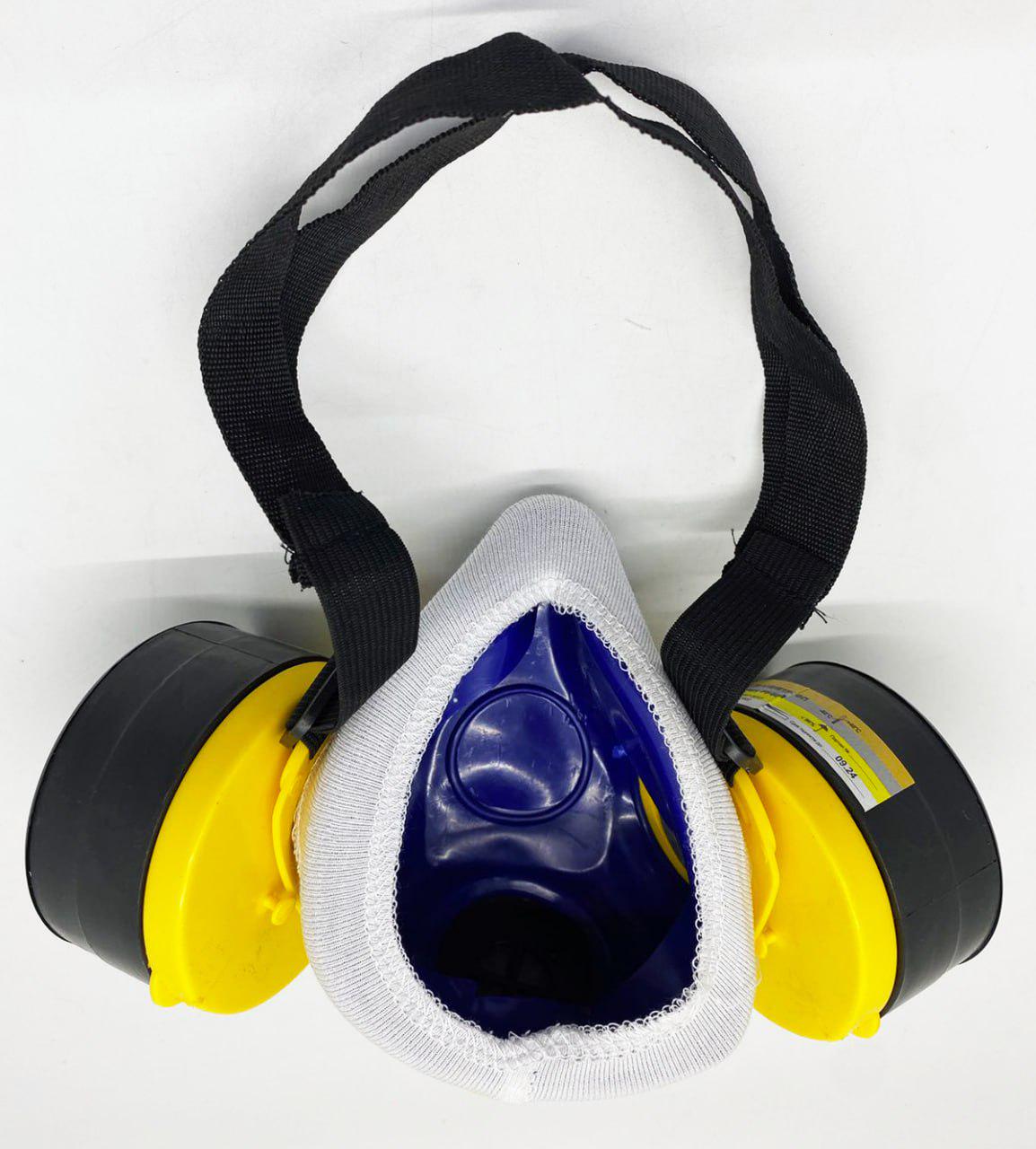 Респиратор-маска Ру-60 м с универсальными фильтрами (А1В1Е1Р2) - фото 3 Респиратор-маска Ру-60 м с универсальными фильтрами (А1В1Е1Р2) - фото 3