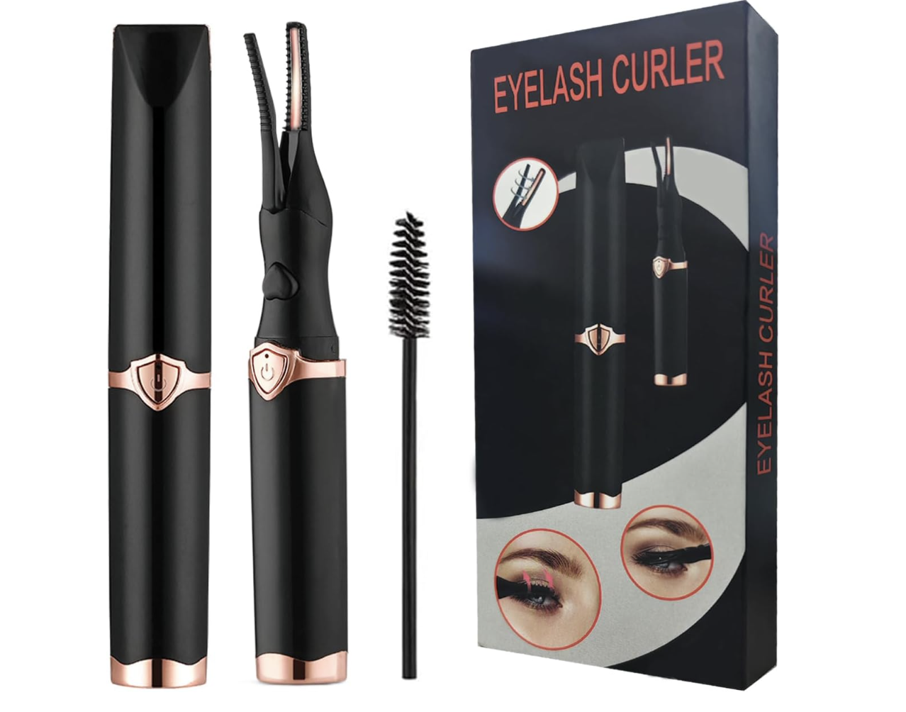 Завивник ресниц электрический с аккумуляторным подогревом 3 температуры 50-80°C быстрый нагрев (2896962806)