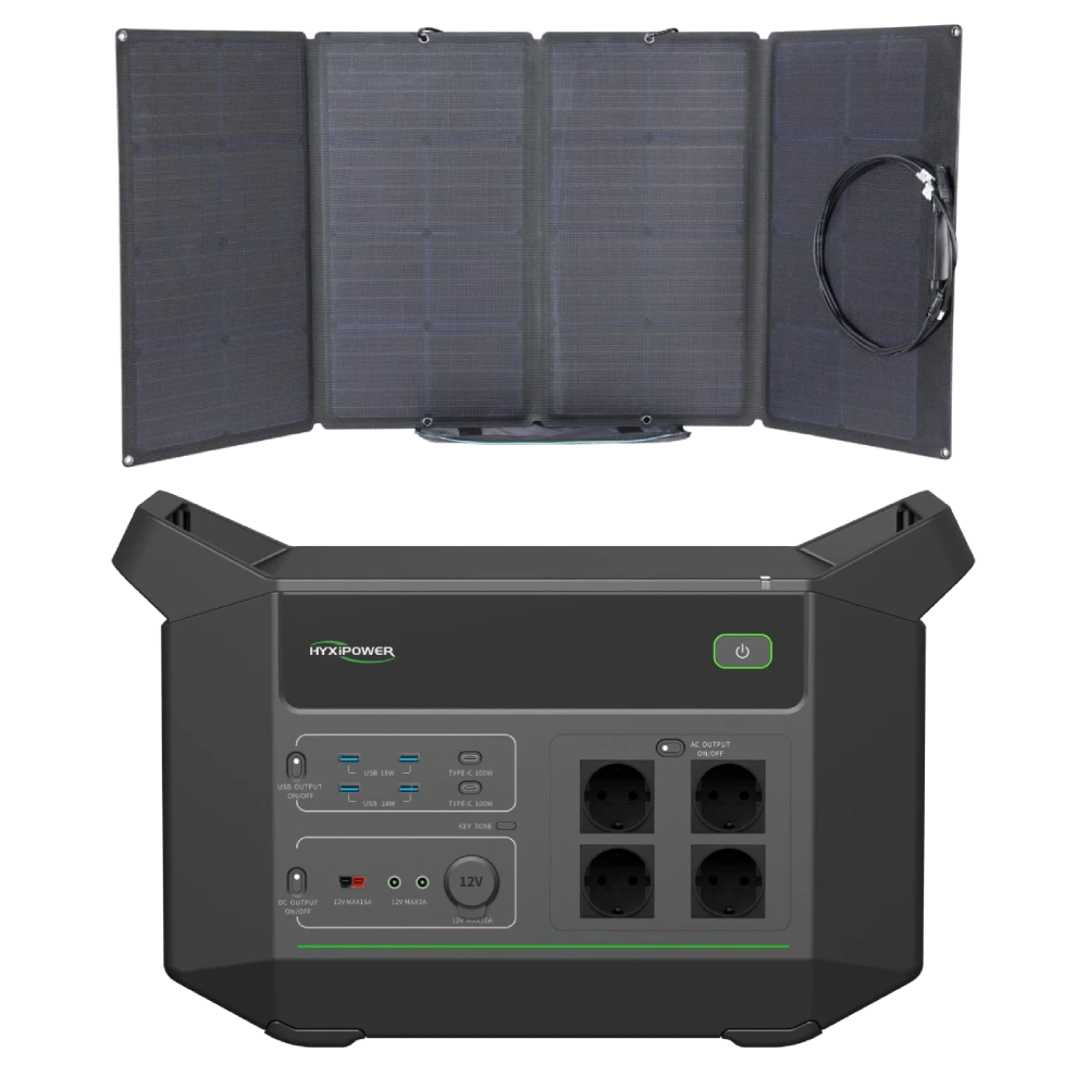 Система автономного питания HYXiPower HYX-EA2500 с EcoFlow 160W Black (27918010) Система автономного питания HYXiPower HYX-EA2500 с EcoFlow 160W Black (27918010)