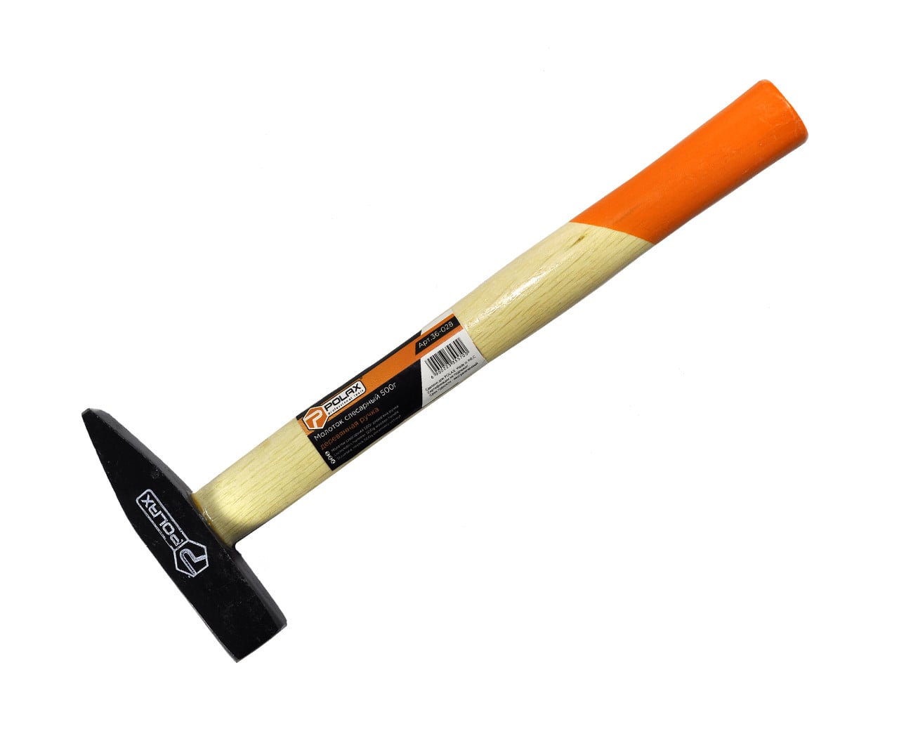 Молоток слесарный Polax c ручкой из дерева 1000 г (36-031)